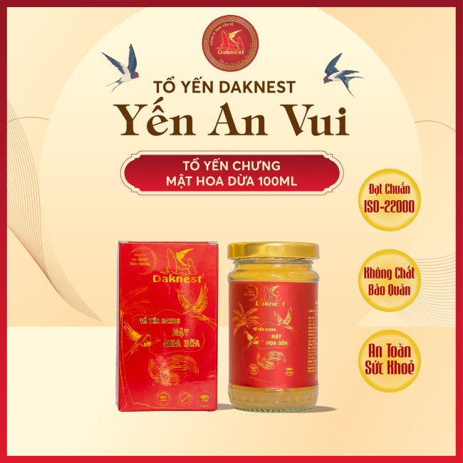 Tổ yến chưng mật hoa dừa - Yến 100% 100ml