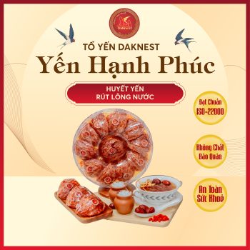 Huyết yến rút lông nước hộp 50g - 100g