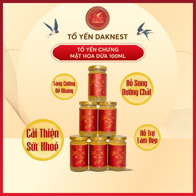 Tổ yến chưng mật hoa dừa - Yến 100% 100ml