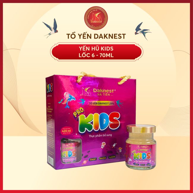 Yến hũ Kids lốc 6*70ml