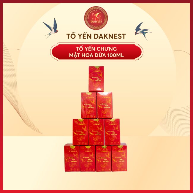 Tổ yến chưng mật hoa dừa - Yến 100% 100ml