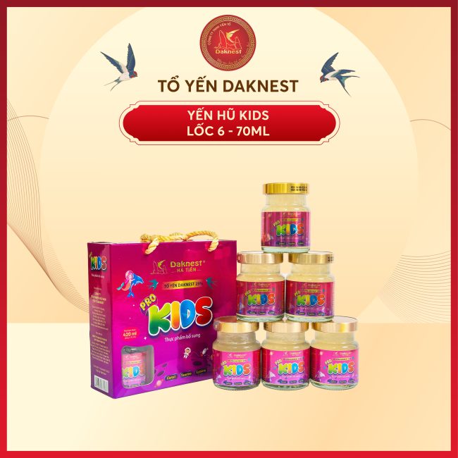 Yến hũ Kids lốc 6*70ml