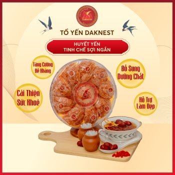 Huyết yến tinh chế sợi ngắn hộp 50g - 100g