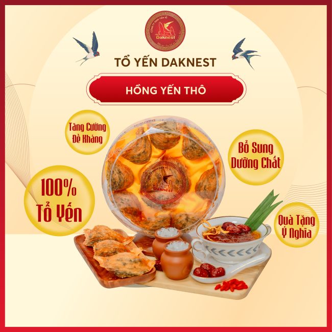 Hồng yến thô hộp 50g - 100g