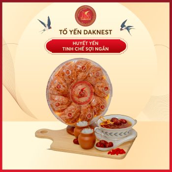 Huyết yến tinh chế sợi ngắn hộp 50g - 100g